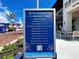 Sign displaying community events, providing a lively and engaging lifestyle for residents at 12728 Richezza Dr, Venice, FL 34293