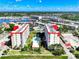 Aerial view of condo buildings and recreational pool area at 232 Saint Augustine Ave # 505, Venice, FL 34285