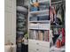 Walk-in closet with custom shelving and organization at 3003 58Th E Way, Palmetto, FL 34221