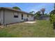 Backyard view showcasing the patio and privacy at 3311 Papaya Rd, Venice, FL 34293