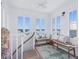 Bright upper sitting room with water views at 3516 Casey Key Rd, Nokomis, FL 34275