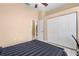 Bedroom featuring closet and neutral colored walls at 3950 Pepper Ln, North Port, FL 34287