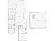 Home floor plan with dimensions of the detached storage, main house, and lanai/pool at 3950 Pepper Ln, North Port, FL 34287