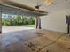 The garage features an automatic door opener and parking for two cars, with plenty of room for storage at 4103 Kinlock St, North Port, FL 34286