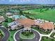 An aerial view showcases the expansive Lakewood National clubhouse at 5674 Palmer Circle Dr # 203, Bradenton, FL 34211