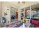 Charming outdoor patio with a sliding glass doors, perfect for entertaining at 600 Gardens Edge Dr # 613, Venice, FL 34285