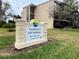Community sign for Cardinal 612 and Bird Bay Leisure office in a well-maintained location at 612 Bird Bay S Dr # 308, Venice, FL 34285