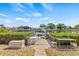 Private dock with seating area, perfect for enjoying the waterfront at 731 Flamingo Dr, Apollo Beach, FL 33572