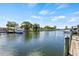 Scenic view of the waterway lined with boats and docks at 731 Flamingo Dr, Apollo Beach, FL 33572