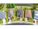 A stunning aerial view showcases well-manicured lawns and neighboring properties at 9019 39Th Street Cir E, Parrish, FL 34219