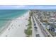 Stunning aerial view of the beach and coastline featuring crystal clear turquoise waters and white sandy beach at 9220 43Rd W Ter, Bradenton, FL 34209