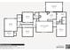 Detailed floor plan showing layout with dimensions of rooms in the home at 1099 Nokomis S Ave, Venice, FL 34285