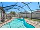 Inviting screened-in pool and backyard with outdoor lighting and privacy fence at 12014 Creek Preserve Dr, Riverview, FL 33579