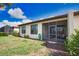 This home has a nice backyard and screened in patio at 1438 Maseno Dr, Venice, FL 34292