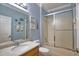 Bathroom featuring a shower-tub combo and vanity at 1438 Maseno Dr, Venice, FL 34292
