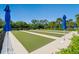 Enjoy outdoor activities on the bocce ball court surrounded by lush landscaping at 1438 Maseno Dr, Venice, FL 34292
