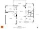 Detailed floorplan with measurements showcasing the layout of the home, including room dimensions at 2618 Titania Rd, Englewood, FL 34224
