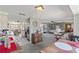 Open layout showcasing the kitchen, dining area, and living room, perfect for entertaining at 318 Venice East Blvd, Venice, FL 34293