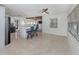 Spacious open kitchen with a large island, ideal for entertaining and dining at 409 Armada S Rd, Venice, FL 34285