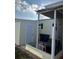 Enclosed patio with access to a utility shed and ample storage space at 417 Via Veneto, Venice, FL 34285