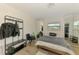 This bedroom boasts mirrored closet doors, and ample room for a restful night's sleep at 4321 Shamrock Dr, Venice, FL 34293