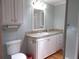 Bathroom showcasing vanity with drawers and cabinets for plenty of storage space at 554 Aspen Ave, Venice, FL 34285