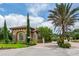Charming guard house at the community entrance with beautiful landscaping and a welcoming design at 5853 Semolino St, Nokomis, FL 34275