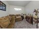 Cozy living room with comfortable seating and stylish decor at 5853 Semolino St, Nokomis, FL 34275
