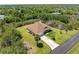 Charming single-story home featuring a well-manicured lawn and a private driveway, surrounded by lush greenery at 6199 Stamp St, Port Charlotte, FL 33981