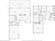 Floor plan for the first and second stories, featuring bedrooms, bathrooms, living spaces, and kitchen at 678 Clear Creek Dr, Osprey, FL 34229