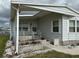 Inviting home exterior featuring a covered entrance, clean lines, and a well-maintained front yard at 103 Lakeview Dr, North Port, FL 34287