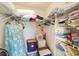 Walk-in closet with wire shelving and storage solutions at 10444 Willmington Blvd, Englewood, FL 34224