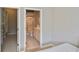 Bathroom featuring neutral tiling, walk in shower, and a large vanity at 1104 Auburn Cove Cir, Venice, FL 34292