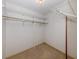An empty closet features wire shelving and carpeting at 1240 Lucaya Ave, Venice, FL 34285