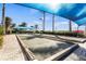 Two bocce ball courts covered by shaded awnings offer leisurely recreation at 13486 Nobilio St, Venice, FL 34293