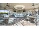 Stylish clubhouse bar with modern fixtures, comfortable seating, and multiple televisions for entertainment at 13486 Nobilio St, Venice, FL 34293