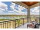 Inviting balcony seating with a scenic view of the river and waterfront at 209 E Venice Ave, Venice, FL 34285