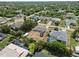 An aerial view of a neighborhood with lush trees and many homes is appealing for buyers at 219 Capatola St, Port Charlotte, FL 33948