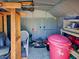 Shed interior with useful storage shelves for organizing outdoor equipment and tools at 2194 Abalom St, Punta Gorda, FL 33980