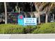 Nokomis County Parks welcome sign to Venice Beach with mature palm trees, stone backdrop at 232 Saint Augustine Ave # 701, Venice, FL 34285