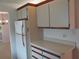 Cozy kitchen featuring white cabinets and appliances, plus functional countertop space at 334 Dante Dr # 334, Nokomis, FL 34275