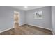 Nice-sized bedroom offers fresh paint, a closet, and en suite bathroom access at 3616 Lalani Blvd, Sarasota, FL 34232