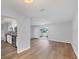 Open-concept living room features new flooring and lots of natural light at 3616 Lalani Blvd, Sarasota, FL 34232