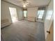 Spacious bedroom with carpet flooring and wicker furniture at 453 Sharks Pt, North Port, FL 34287