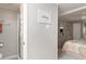 Hallway view of the bedroom and bathroom at 491 Cervina Dr, Venice, FL 34285