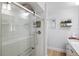 Sleek bathroom shower with glass doors and modern fixtures at 5140 Administration St, Port Charlotte, FL 33948