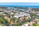 Aerial view of beautiful canal front homes with private docks in this coastal community at 608 Fair Winds Dr # 608, Nokomis, FL 34275