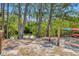 Kayak launch and kayak storage racks surrounded by mature shade trees in this wooded community at 608 Fair Winds Dr # 608, Nokomis, FL 34275