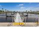 Harbor Cove waterfront with direct access to boat slips and waterways at 700 Blackburn Blvd, North Port, FL 34287