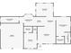 Detailed floor plan showcasing the layout of the home's rooms and dimensions at 7140 Teaberry St, Englewood, FL 34224
